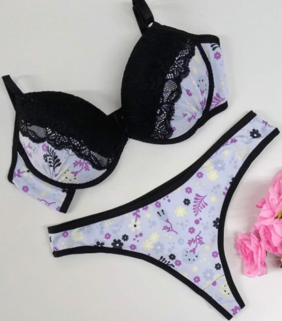 Kit C/12 Conjuntos de Lingerie Atacado