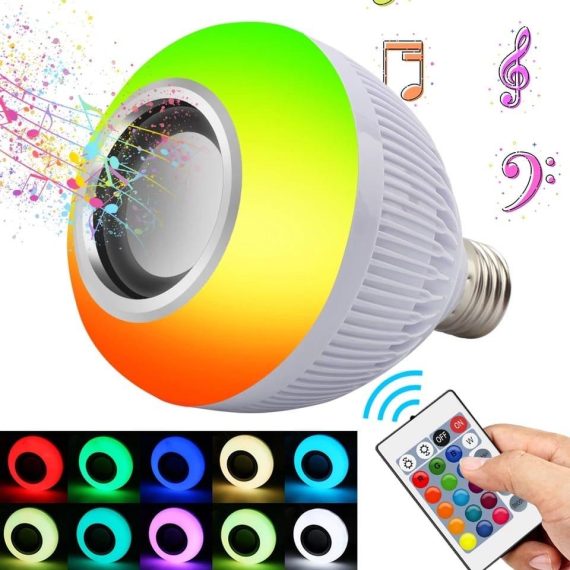 Caixa de som LED Bluetooth com controle 12W Rgb Atacado Dropshipping
