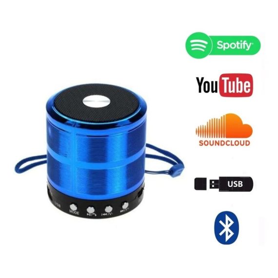 Mini caixa de som 887 Bluetooth USB Original