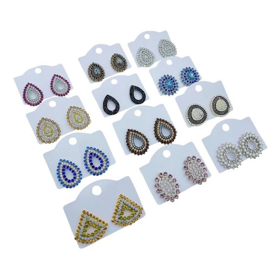 Kit 10 Pares Brinco Feminino Atacado Dropshipping