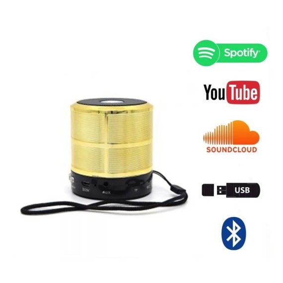 Mini caixa de som 887 Bluetooth USB Original