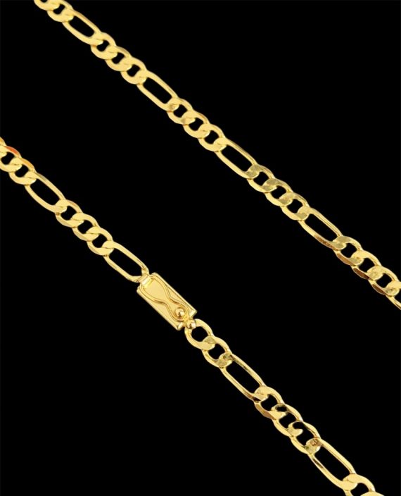 Kit Corrente 3 em 1 Atacado Revenda Dropshpping Fecho Gaveta- 70cm x 5mm x 13,4g – Pingente – 2 g 2,5cm x 2mm Joia 18 k – 7 banhos + verniz cataforetico