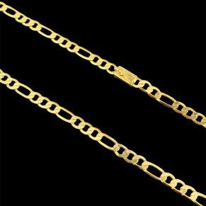 kit Corrente 3 por 1 Fecho Gaveta Atacado Revenda Dropshpping – 60cm x 5,5mm x 14,9g – Pingente de cruz com oração 4,5g x 5,5 x 3,5 – Joia 18 k – 7 banhos + verniz cataforetico