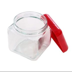 Pote Vidro Tendenza Multiuso Quadrado Atacado Revenda Dropshpping Tampa 750 Ml Invicta