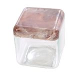 Pote Vidro Tendenza Atacado Revenda Dropshpping Quadrado Tampa Carrara 750 Ml Invicta