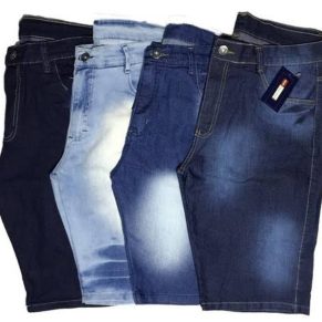 KIT C/6 Bermudas Jeans no Atacado