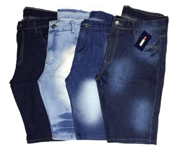 KIT C/6 Bermudas Jeans no Atacado