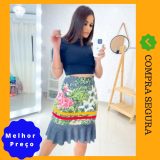 KIT C/10 SAIA PEPLUM ATACADO