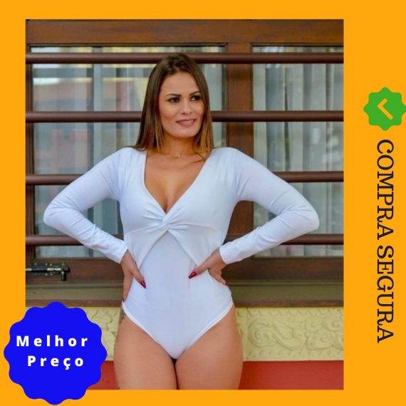 KIT C/10 BODY MANGA LONGA ATACADO