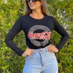 Kit C/10 Blusa manga longa feminina no atacado