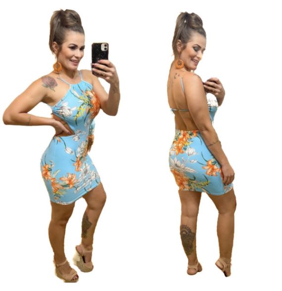 Kit C/10 Vestido Feminino Atacado Modelo Frente Única