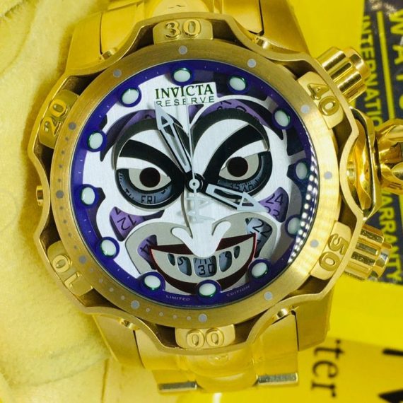 Relógio Invicta Dc Comics Coringa 26790 Edição Limitada Atacado