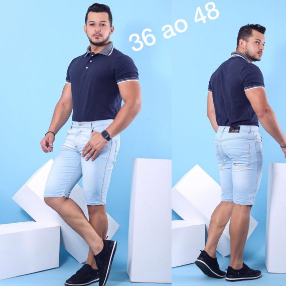 Kit c/5 Bermudas Jeans no Brás