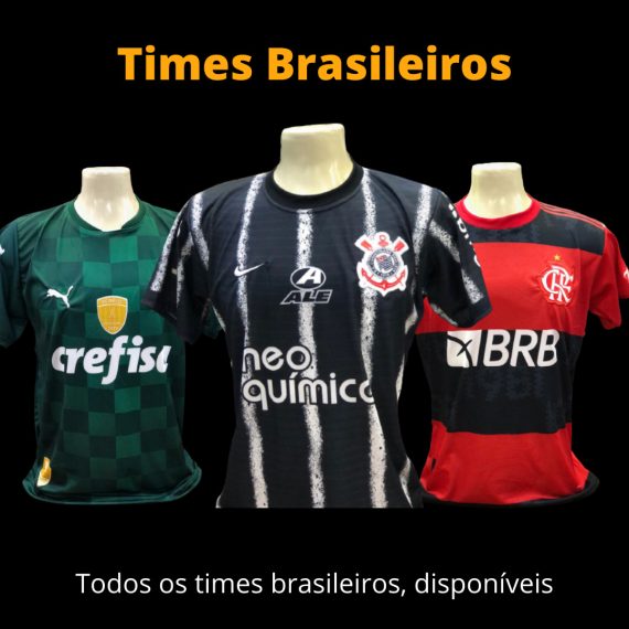 Promoção – Kit c/10 camisas de times para revender