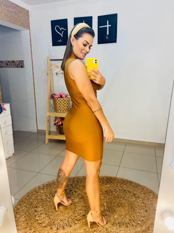 Kit c/10 VESTIDO GOLA ALTA ATACADO