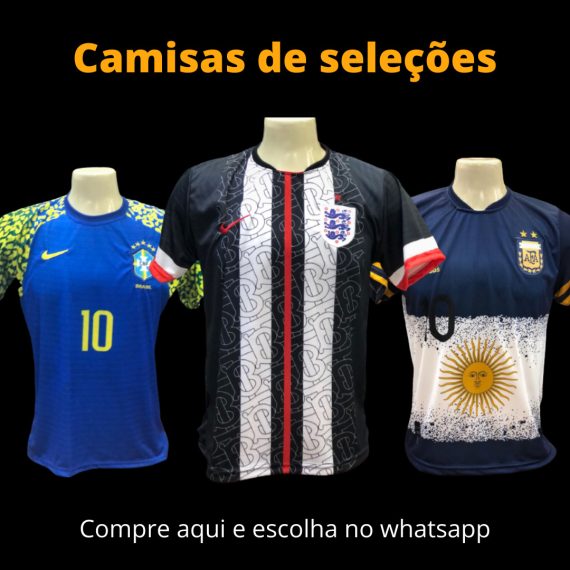 Promoção – Kit c/10 camisas de times para revender