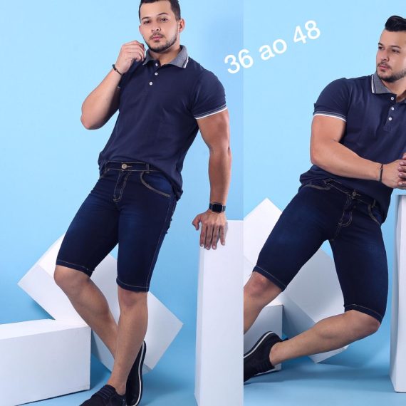 Kit c/5 Bermudas Jeans no Brás