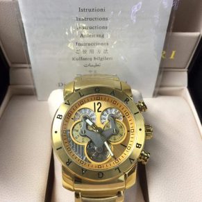 Relógio De Luxo Bvlgari Automático AAA+ Fundo Transparente Atacado