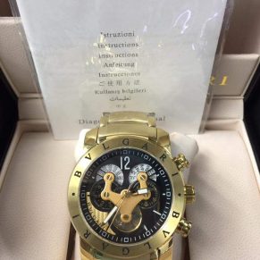 Relógio De Luxo Bvlgari Automático AAA+ Fundo Transparente Atacado
