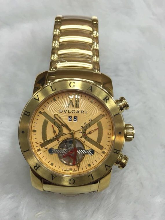 Relógio De Luxo Bvlgari Automático AAA+ Fundo Transparente Atacado