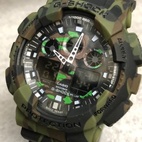 Kit com c/10 Gshock Ga100 Automático Camuflado Atacado