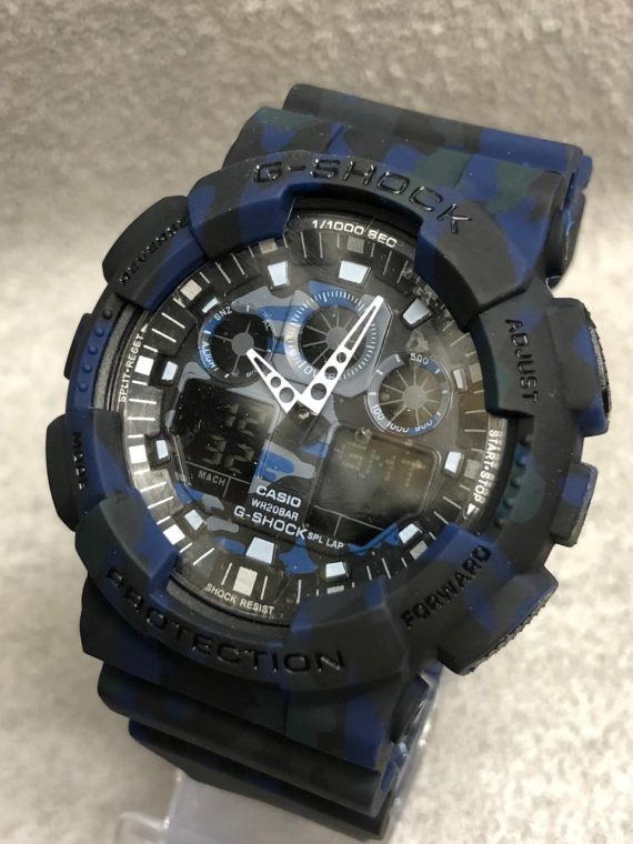 Kit com c/10 Gshock Ga100 Automático Camuflado Atacado