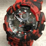 Kit com c/06 Gshock Ga100 Automático Camuflado Atacado