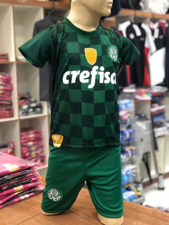 Kit C/10 Conjuntos Infantil Times Atacado Nacionais e Internacionais