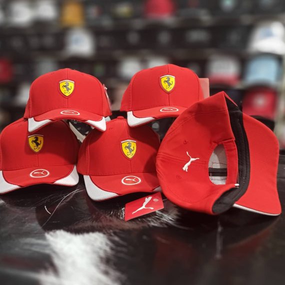 Kit C/6 bonés Ferrari no atacado Revenda Dropshpping