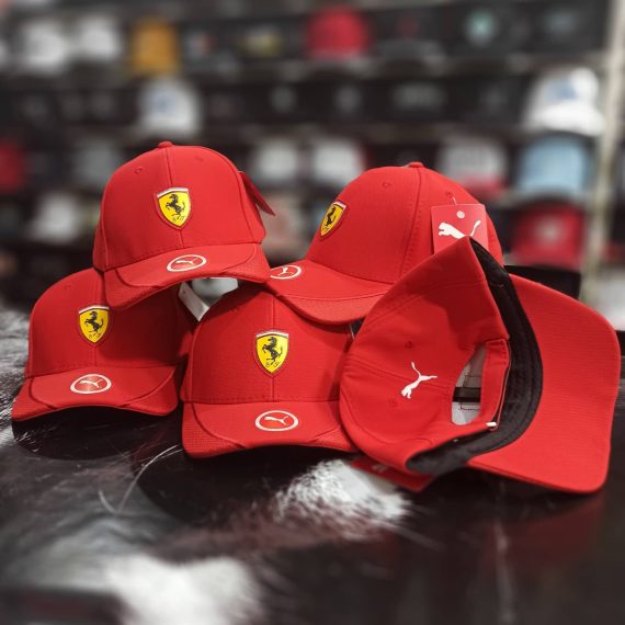 Kit C/6 bonés Ferrari no atacado Revenda Dropshpping