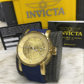 Relógio Invicta Yakuza Automatico AAA+ Azul 19546