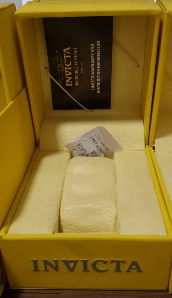 Caixas Estojo Box Relógio Invicta Original Envio Já