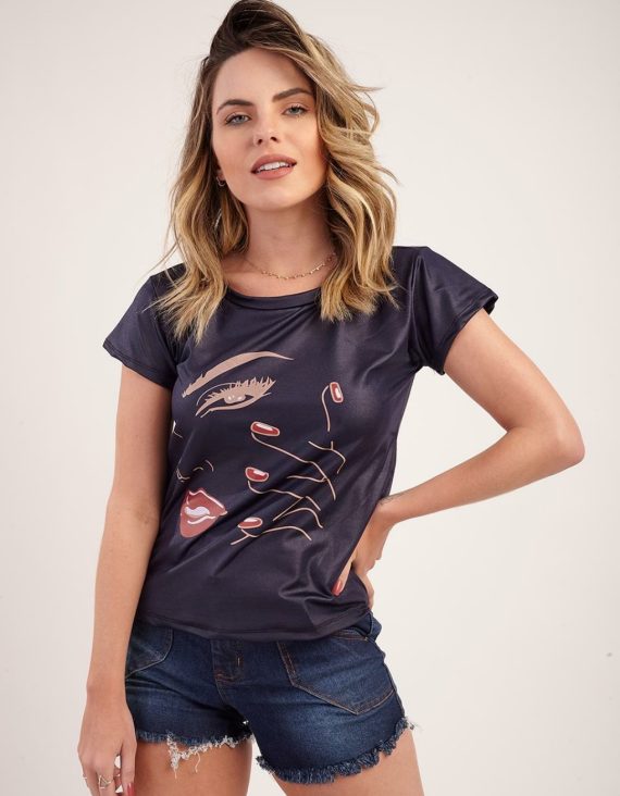 Kit C/10 T-shirt cirrê Atacado no Brás