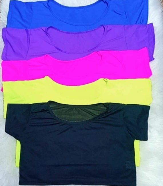 Kit C/12 Cropped Poliamida Atacado