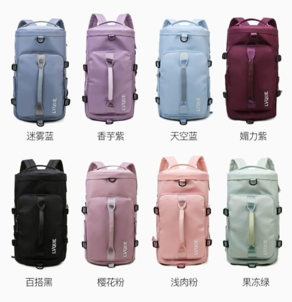 Kit c/ 6 peças Bolsa Academia Atacado Revenda Dropshpping