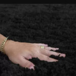 Tapetes Para Dropshipping Modelo Peludo Preto para sala de jantar 2,00 x 1,40