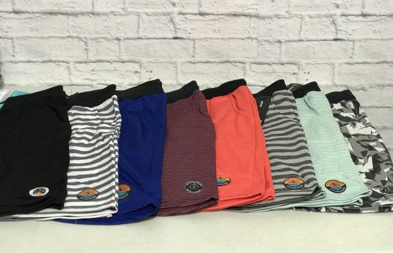 Kit com 5 Bermudas Moletom 1 Linha Atacado