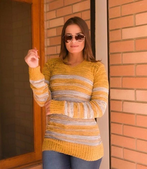 Kit C/10 Blusas Gola V Atacado