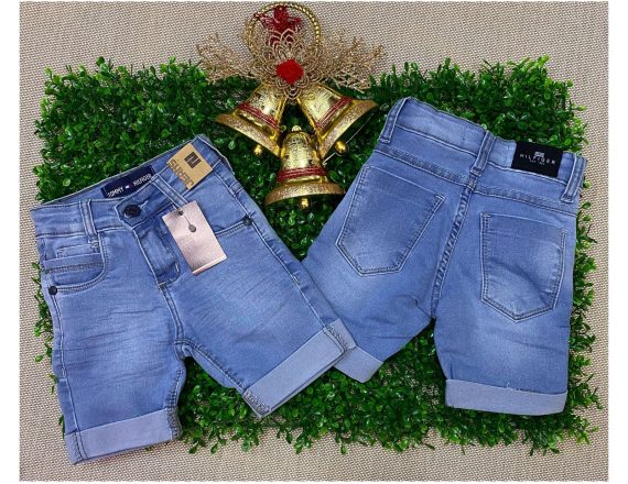KIT C/6 BERMUDA JEANS INFANTIL ATACADO
