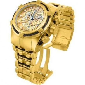 Relógio Invicta Zeus AAA+ Skeleton Dourado 12763 Masculino