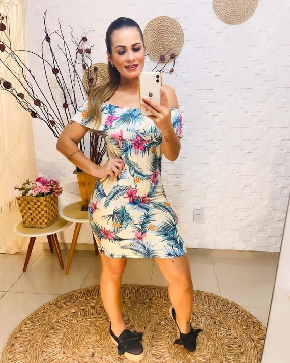Vestido Feminino Atacado Kit C/10 Ombro a Ombro