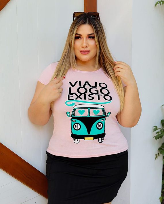 Kit c/10 Thisirts Pluz Feminina Atacado