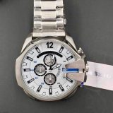 Relógio Diesel 10 bar Modelo Fundo Branco com Azul AAA+ Luxo Atacado