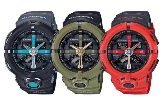 Kit com c/10 Gshock Ga500 + Caixa + Frete Grátis + Baterias Reservas aprova de água Atacado