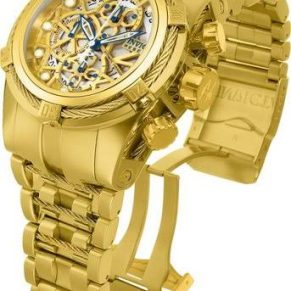 Relógio Invicta Zeus AAA+ Skeleton Dourado 12763 Masculino
