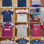 Kit c/5 Camisas de times nacionais 1 linha no atacado