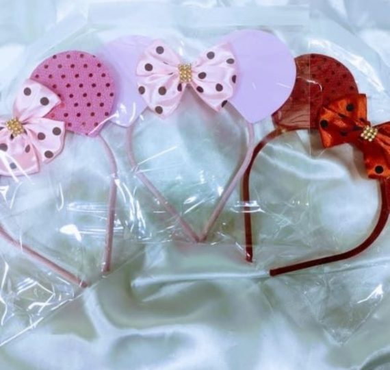 Tiaras da miney a duzia com 4 cores diferentes atacado
