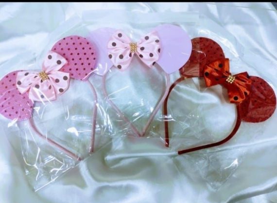 Tiaras da miney a duzia com 4 cores diferentes atacado