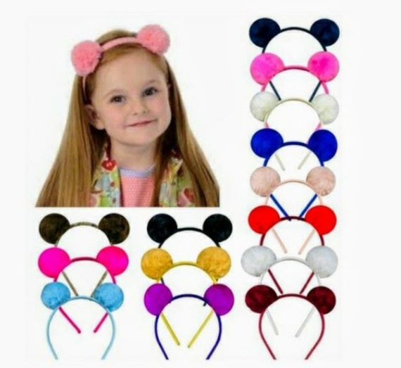 Tiaras pompom infantil atacado