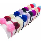 Tiaras pompom infantil atacado